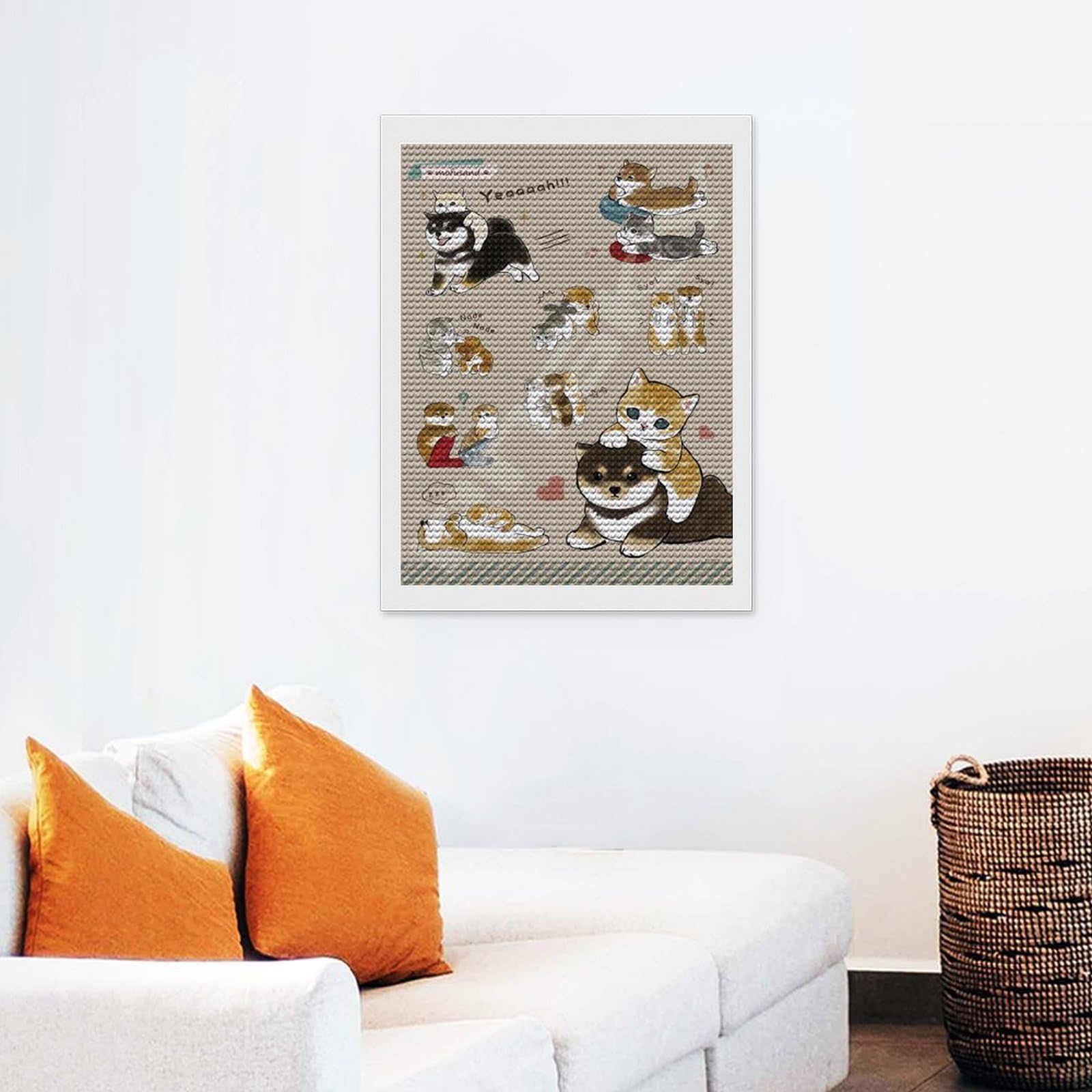 Amazon.co.jp: モフ-サンド Mofusand ダイヤモンド画 5Dダイヤモンド