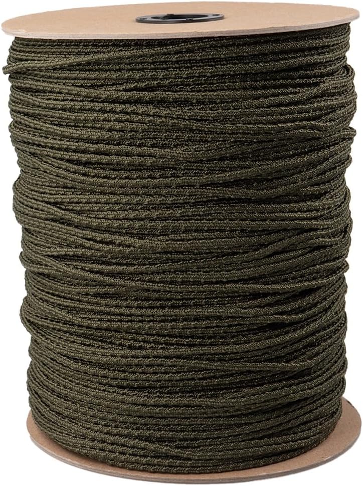 Paracord Planet ParaLock Paracord – Textured Sheath Paracord for Added Grip in Knots, Handles, and More! (Olive Drab, 1000 Feet)