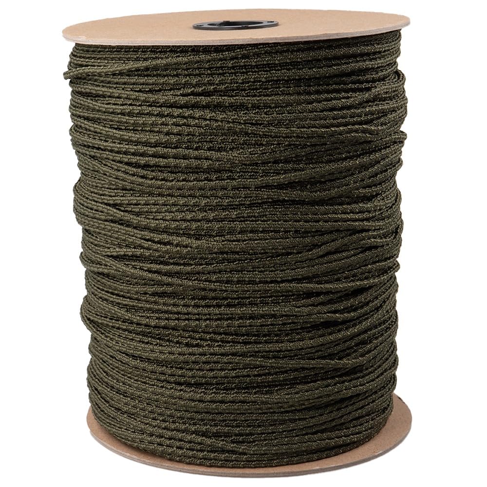 Paracord Planet ParaLock Paracord โ Textured Sheath Paracord for Added Grip in Knots, Handles, and More! (Olive Drab, 50 Feet)