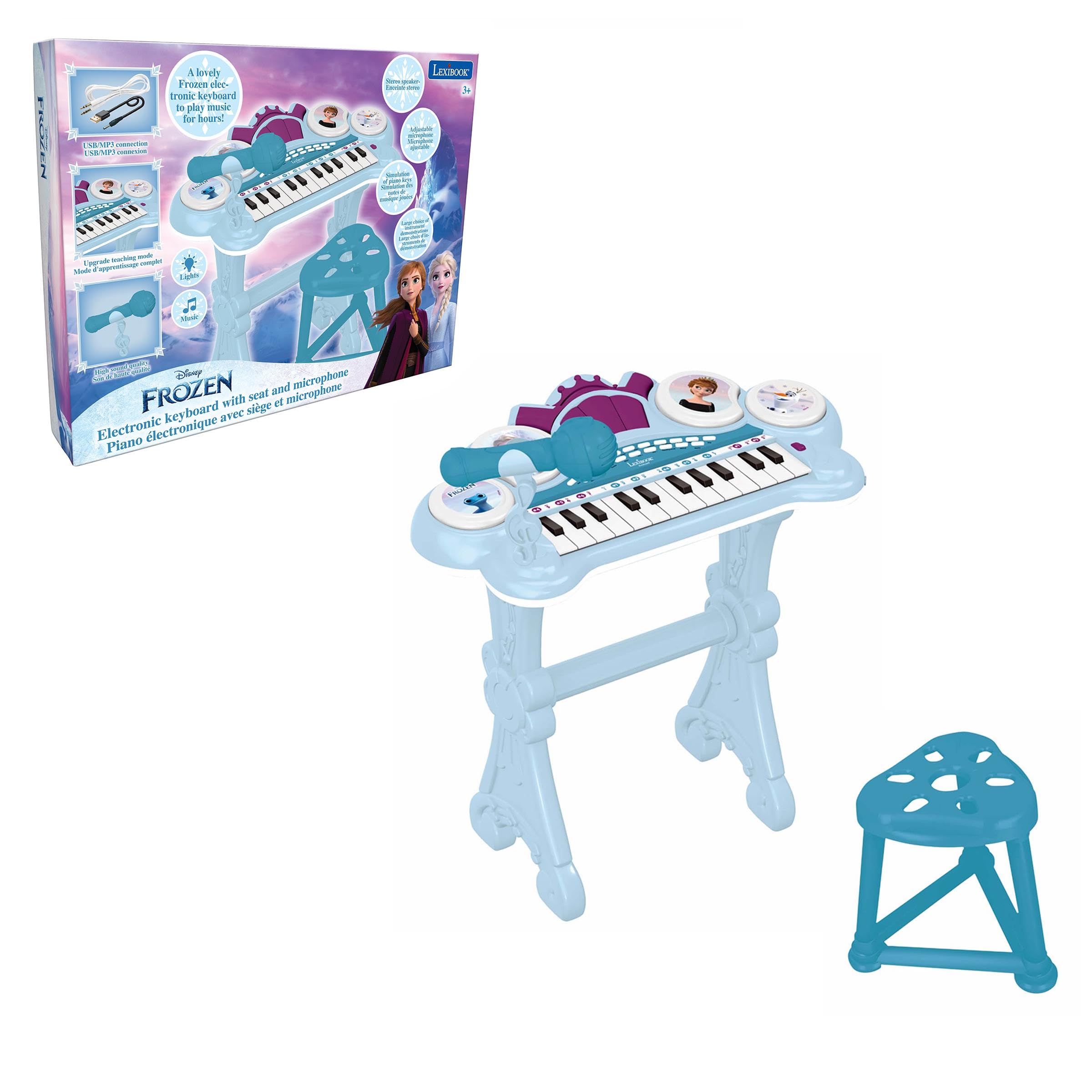 Amazon.com: Lexibook, Frozen, Electronic Keyboard with seat