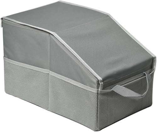 Miniatura 10 de Organizador de asiento de automóvil, organizador de asiento de pasajero, organizador de almacenamiento plegable para asiento de automóvil pequeño