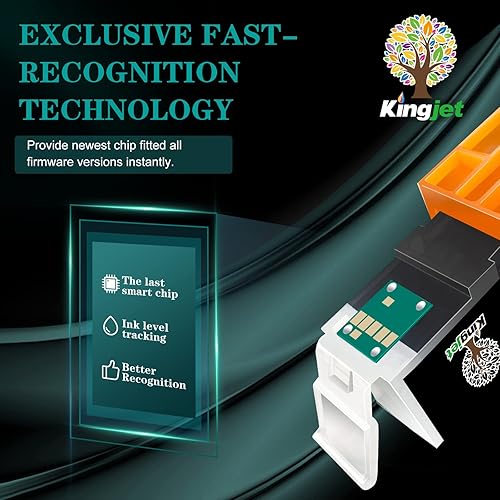 Miniatura 4 de Kingjet Paquete de 18 cartuchos de tinta de repuesto PGI-270XL CLI-271XL para impresora Canon 270-271, paquete combinado compatible con impresoras