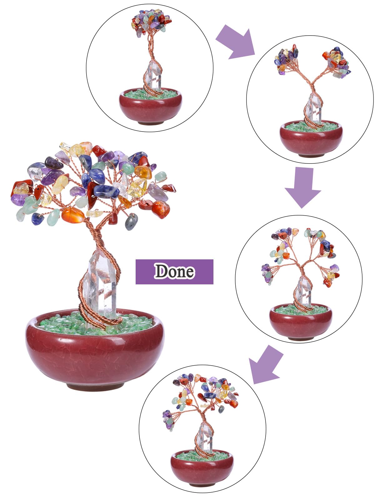 Regalo Donna Per La Casa Portachiavi Albero Della Vita - Feste - Bomboniere  - Di Feltrofilo ... | Su Portachiavi Donna, image size:1200x1600