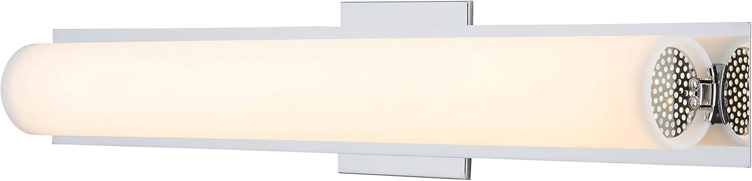 Linea di Liara Portico 24 inch Integrated LED Bathroom Vanity Lights | Chrome Bathroom Light LL-SC86BN-24-PC