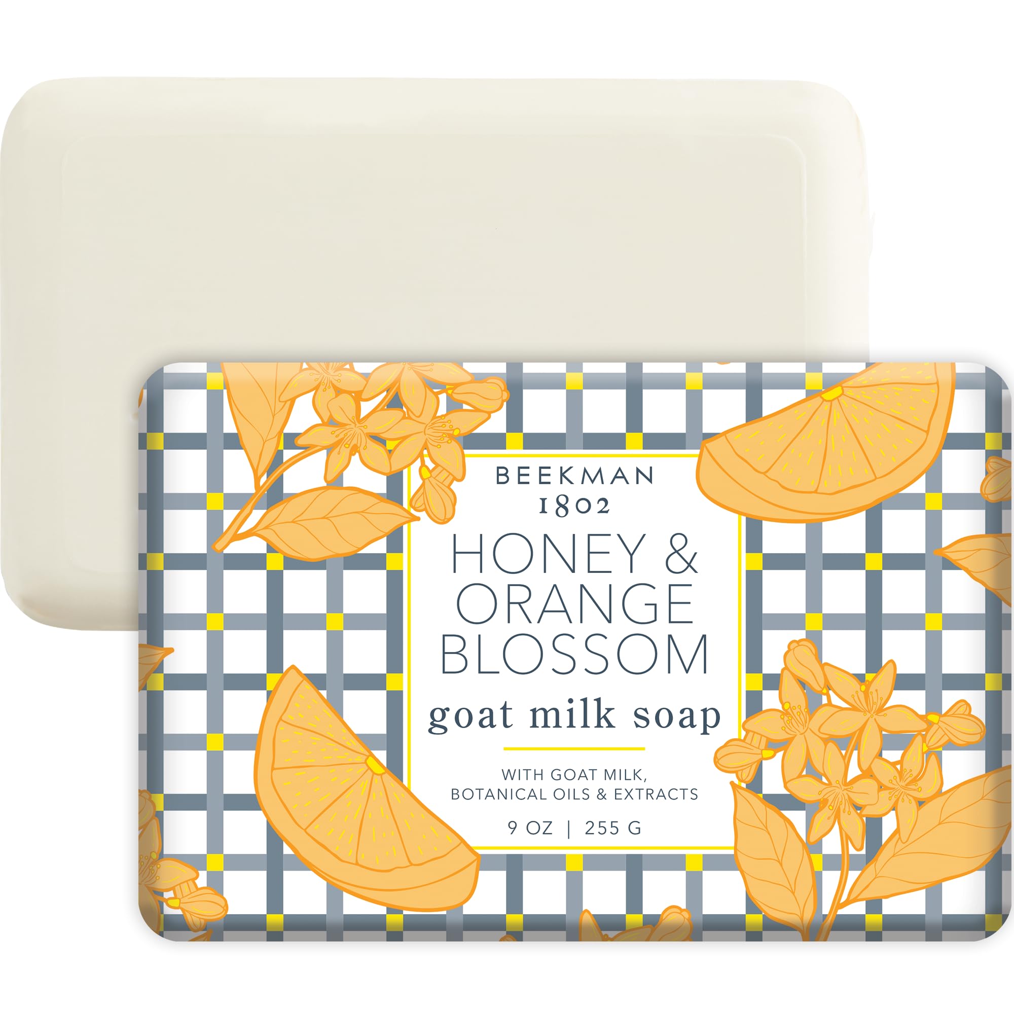 Beekman 1802 Goat Milk Soap HONEY & ORANGE BLOSSOM 9.0 oz Bar