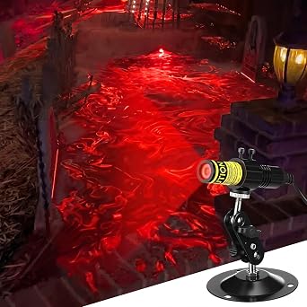 Aurelema 1 Pack Red Laser Halloween Module Generator with Timer