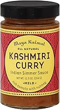 Maya Kaimal Kashmiri Curry Sauce, 12.5 oz, Mild Indian Simmer Sauce with Tomato and Nutmeg. Vegan, Gluten Free, Non-GMO Project Verified, Vegetarian