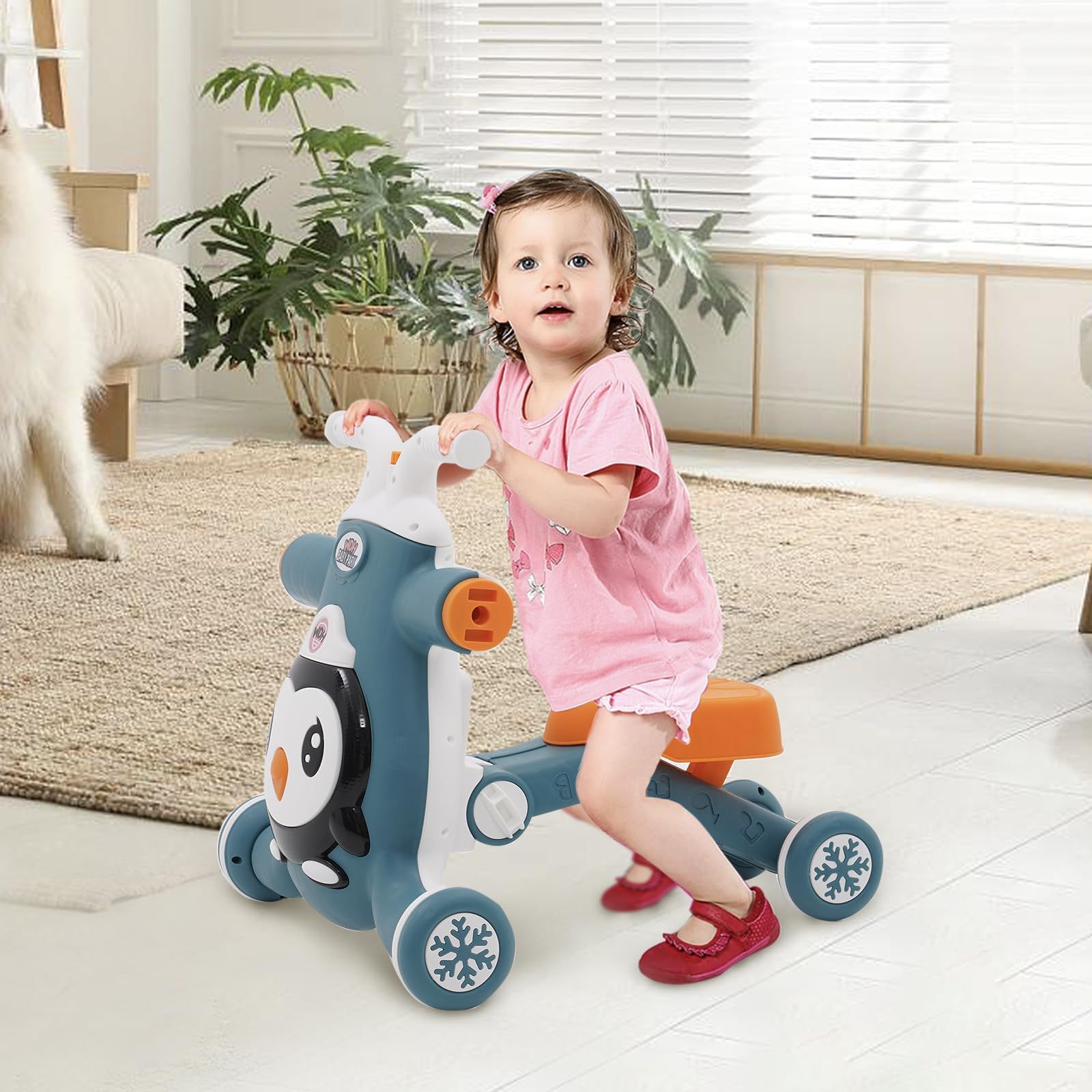 Aiuto per primi passi 3 in 1, giocattolo multifunzione per bambini, centro attività per bambini, con musica, scorrevole e giocattolo, regalo per ragazzi