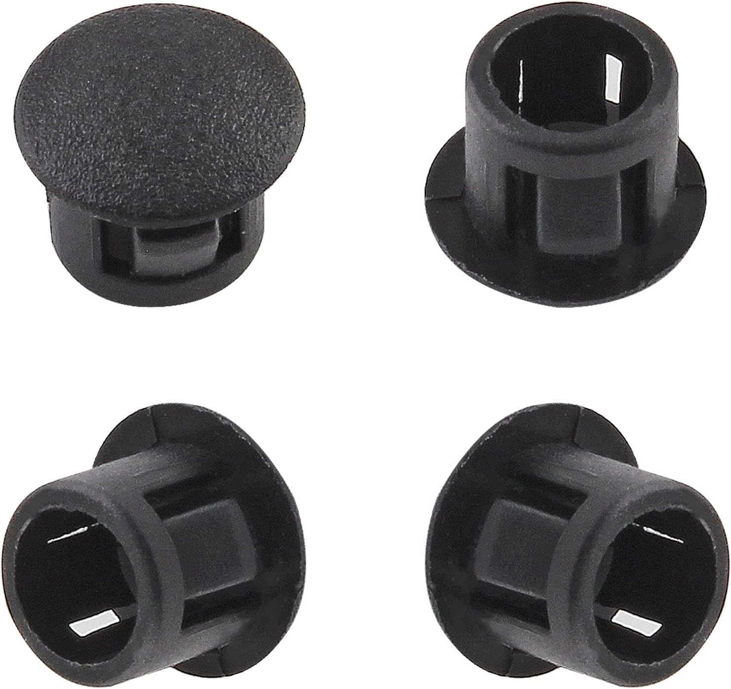 Jersvimc 36 Pcs 5/16 Inch(8mm) Black Hole Plug Plastic Hole Cover, Round End Cap Plug Flush Type Tube Insert Plug, Pipe Post Plug Panel Plug for Chair Furniture Glide Protectors : Tools & Home Improvement
