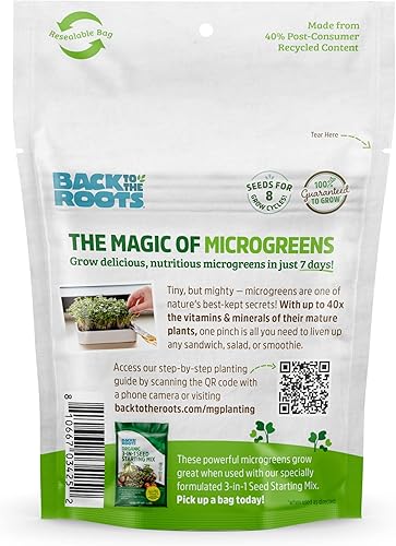 Miniatura 16 de Back to The Roots Heirloom Semillas orgánicas, sin OMG y cultivadas en Estados Unidos, 30 unidades, hierbas, frutas y verduras, el surtido puede