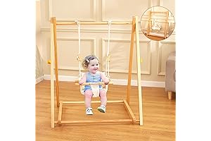 FUNLIO Inside Swing for Kids: Indoor Swing Set for Toddlers