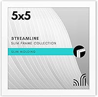 Vista 166 de Americanflat - Portarretratos de 24x30 pulgadas con plexiglás pulido, colección Streamline, marco de fotos con borde delgado para exhibir en pared