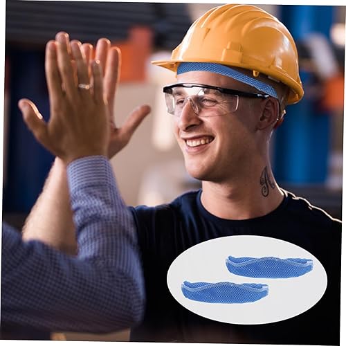 Miniatura 7 de Kisangel 2 unidades de bandas de sudor para casco de seguridad para hombre, bandas para el sudor, banda para el sudor de soldadura para refrescar