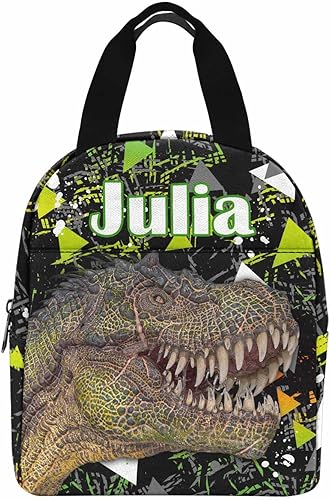 Miniatura 1 de Lonchera personalizada con nombre para niños, hielera triangular personalizada, reutilizable, lonchera personalizada para hijo y nieto