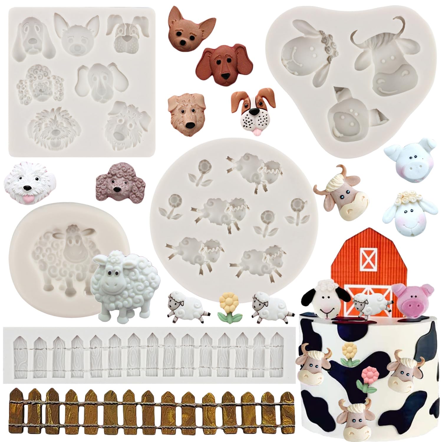 Stampini Silicone Per Decorazione Torte - Forme Fiori, Uccelli E Rametti - Foto 5