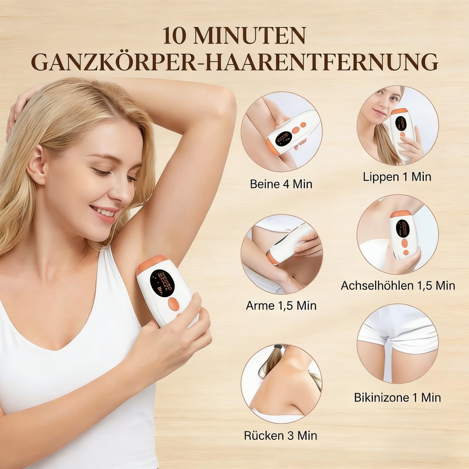 Shine IPL 2.0 Premium Haarentfernungs-Set – 999.990 Lichtimpulse, schmerzfreie Ganzkörper-Haarentfernung, mit 3-fachem Sicherheits-Sensor, 2 Modi & 5 Energieeinstellungen (Pink)