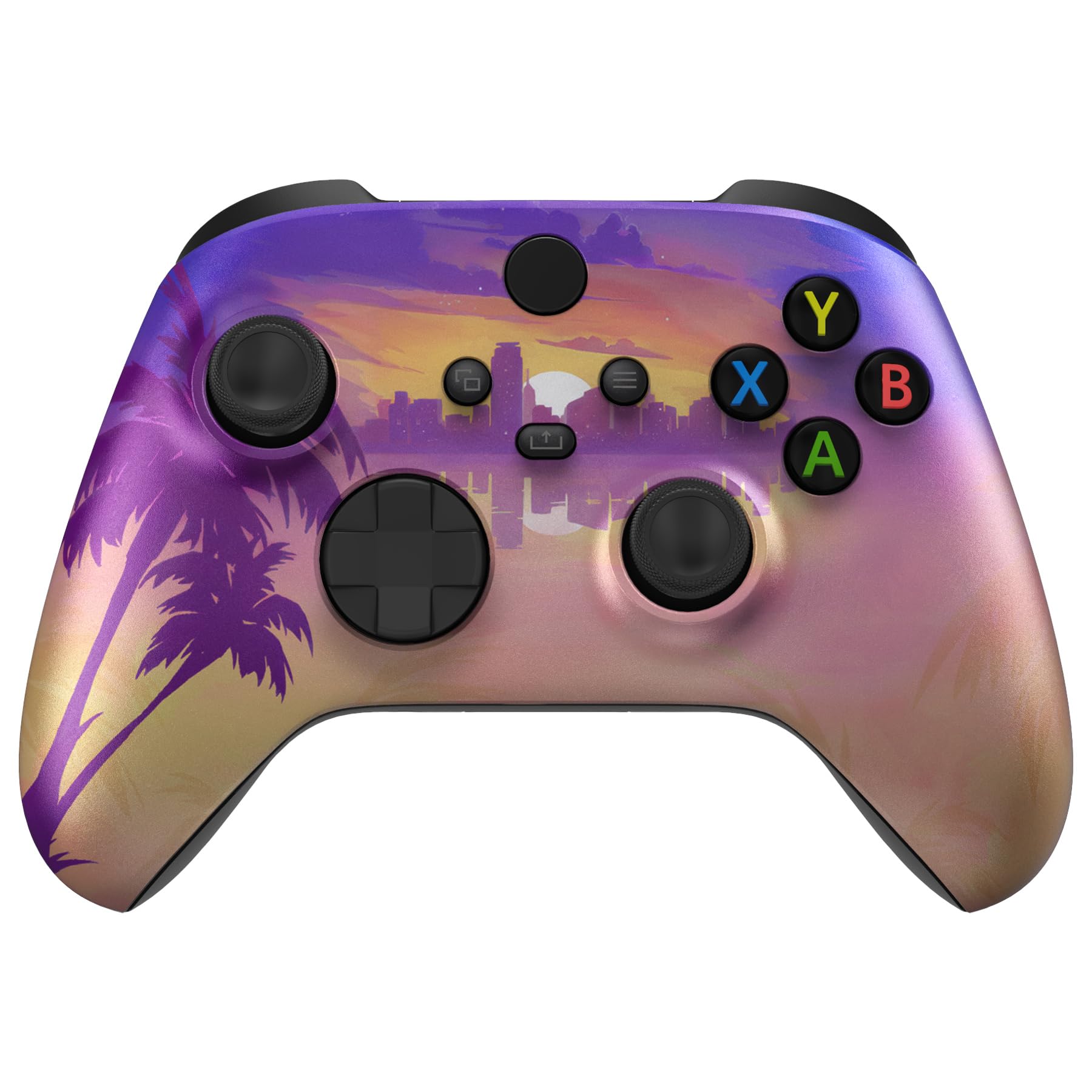 eXtremeRate Carcasa para Xbox Series S X Mando Protector Placa Frontal Funda Delantera Reemplazo Kit Cubierta Cover Shell para Xbox Series X S Control-No Incluye Mando(Mito Oriental) — view 31