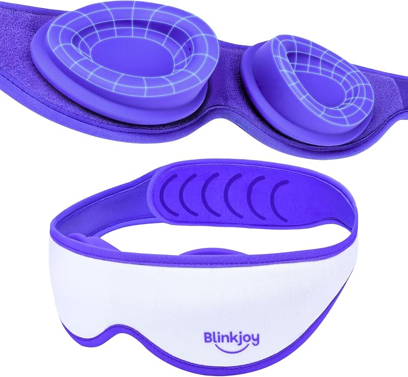 2nd Gen Hydrating Sleep Mask for Dry Eye Relief | Moisture-Sealing Blackout Eye Mask Protects from Dust & Drafts, Preserves Eye Drops & Ointment, Lightweight