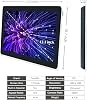 17.3 inch Touch Screen All-in-One Industrial PC, Intel i7, 8GB RAM, 256G SSD, 16:9 FHD 1080P, Windows 10, Smart Board for Classroom, Meeting & Game, USB, VGA & HD-MI Monitor