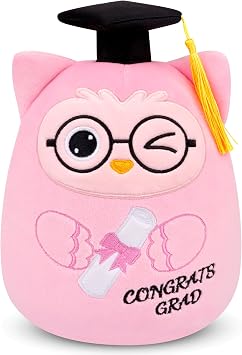 Owl Graduation Stuffed Animal,Graduation Plush 2026