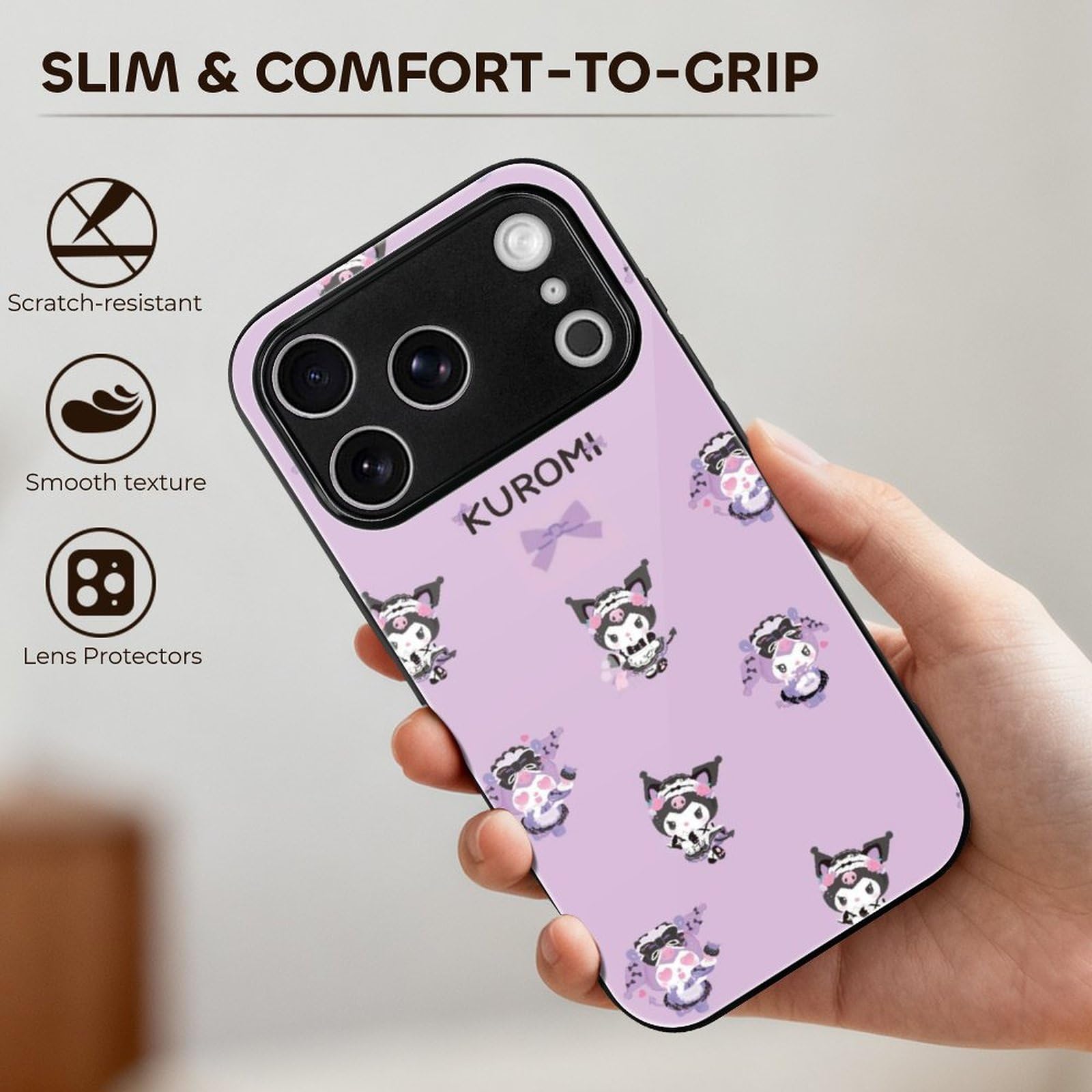 Amazon.co.jp: Compatible with iphone 17 pro ケース クロミ 6.3