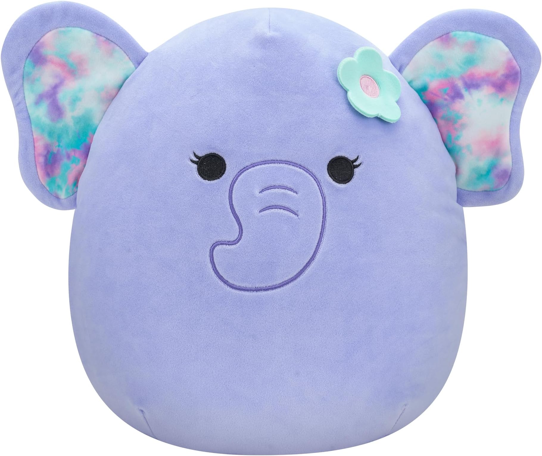 Squishmallows SQCR05378 Anjali the Purple Elephant 19 cm Official Jazwares Plush Super Soft Cuddly Toy