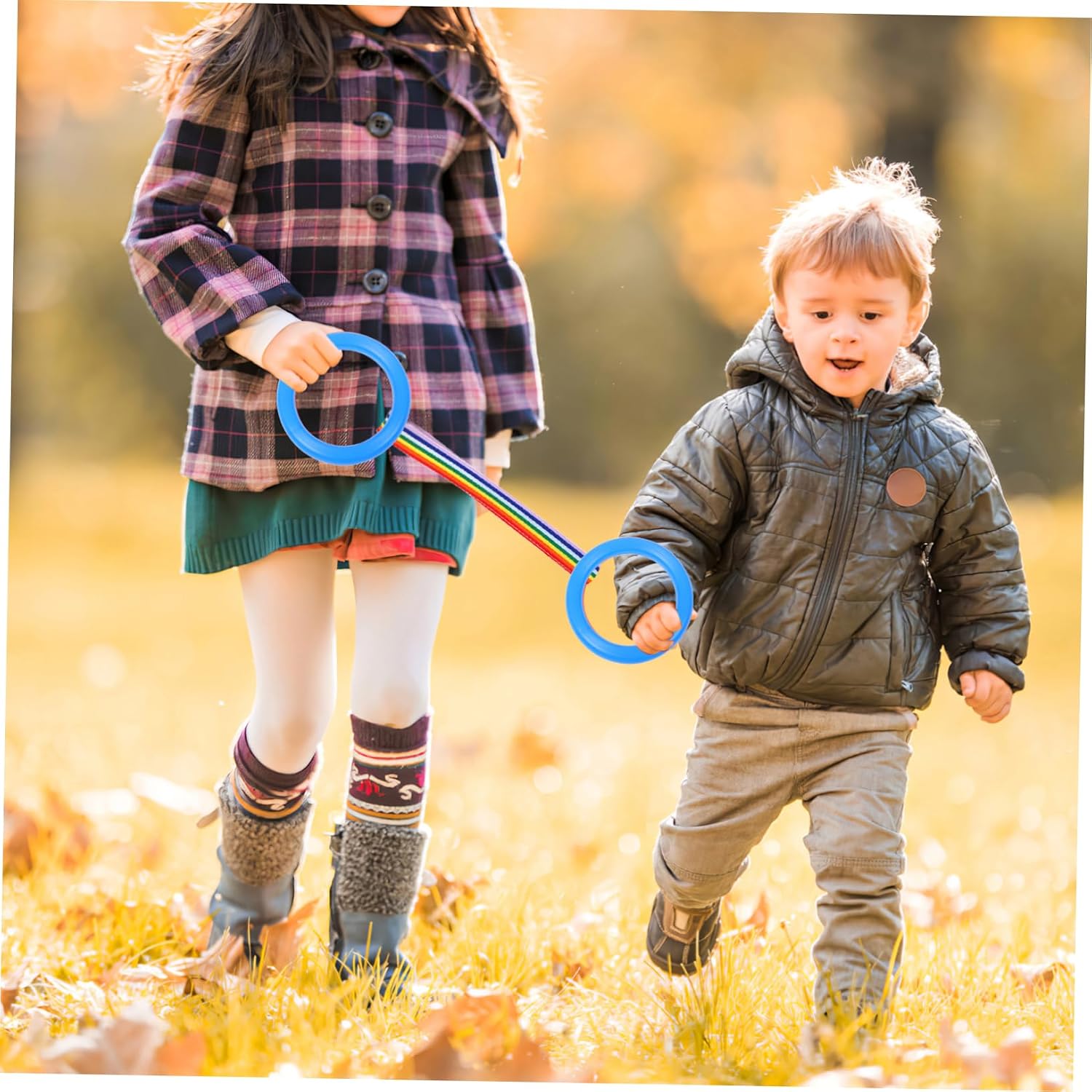 ibasenice 12pcs Boy Girl Safety Walking Rope Handles Lightweight and Leash for Preschool and Kindergarten Bright Colors for Outdoor Activities Prevents Wandering
