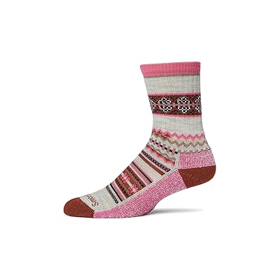 Smartwool Everyday Snowed In Sweater Crew Socks Knee High Socks Shoes Garden Pink