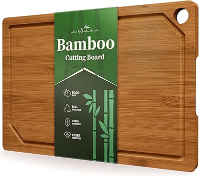 Kitsure Bamboo Cutting Board Set - Thumbnail 2