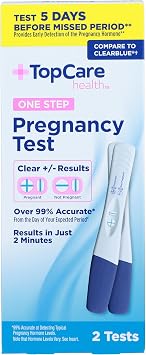 Topcare, Pregnancy Test, 2 Count