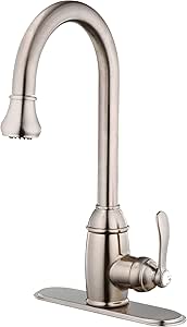 Belle foret BFN16001SS Pull Down Kitchen Faucet (Stainless Steel ...