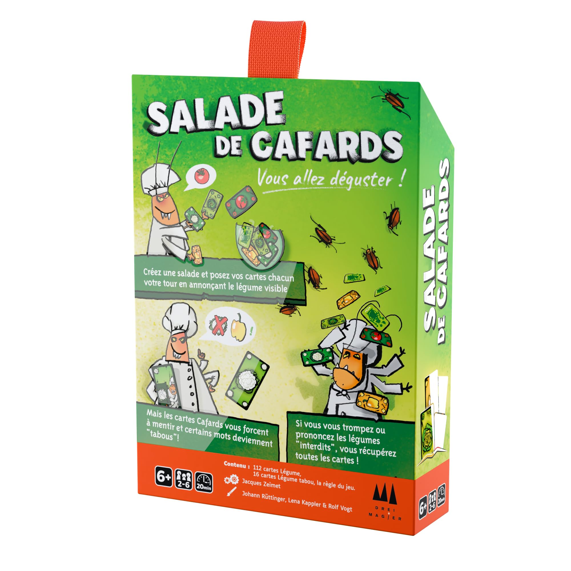 Salade de cafards - Gigamic DRKSAL - Jeu d'ambiance