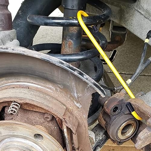 Miniatura 8 de Ganchos para pinzas de freno con puntas de goma, herramientas automotrices para frenado, eje, rodamiento y sistema de suspensión (4 unidades, azul)