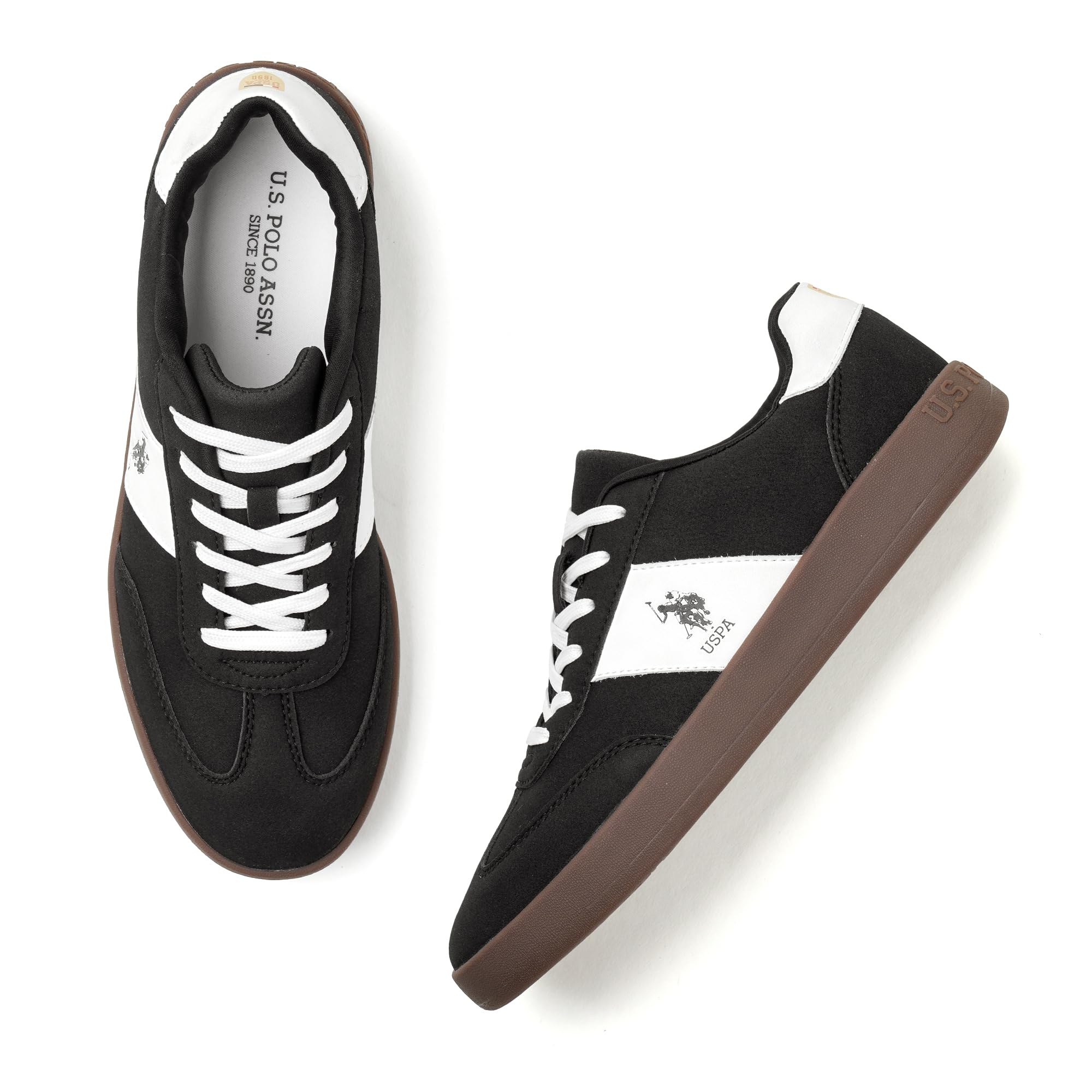 Buy U.S. Polo Assn. Skylar 2.0 Casual Sneakers for Men (Black) - Image 1