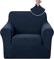 Vista 112 de U-NICE HOME Funda para sofá biplaza elástica, cubierta para sofá, funda para sillón, protector de muebles para sofá con 2 cojines, funda para sofá