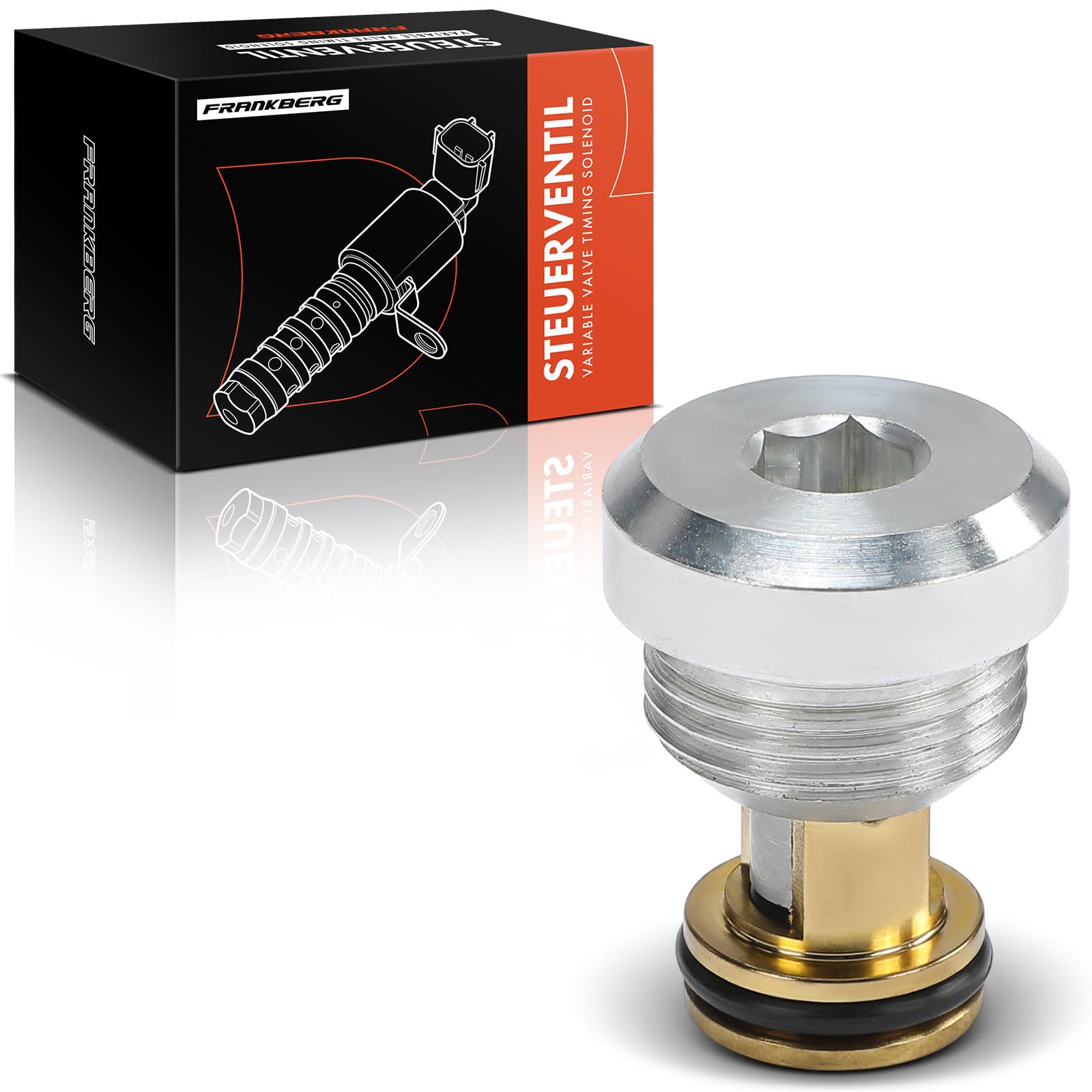 Frankberg Steuerventil Nockenwellenversteller Motorblock oben Kompatibel mit P.a.s.s.a.t 3B2 3B3 A4 8D2 8E2 A6 4B2 4B4 T.o.u.a.r.e.g 7L6 7L7 7LA Replace# 059103175F