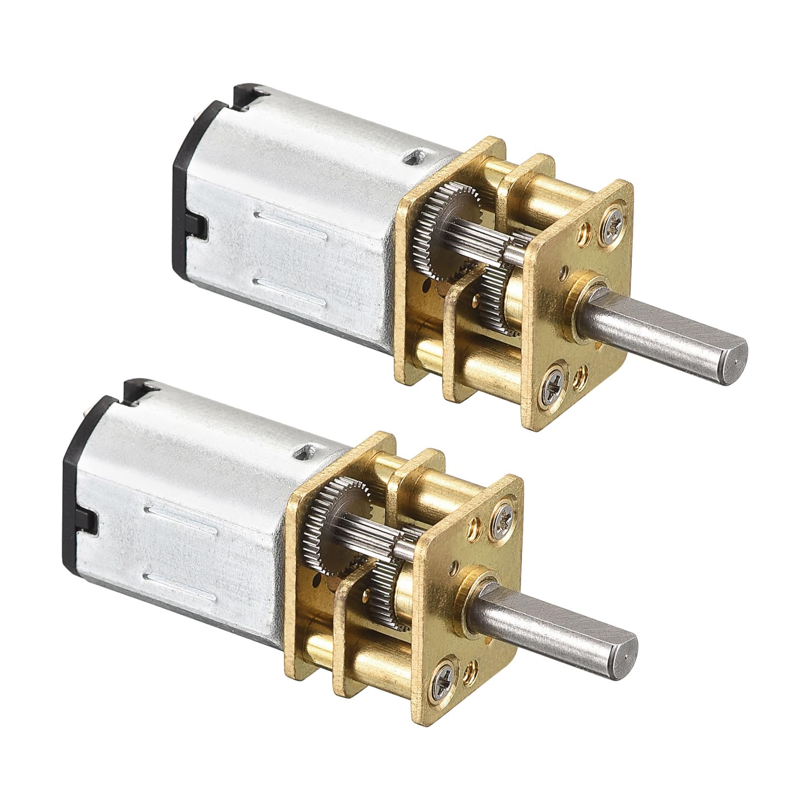 RebowerMicro Speed Reduction Gear Motor with Full Metal Gearbox [ for DIY RC Aircraft, Model Car ] - 2000RPM / DC 12V / 2 Pcs