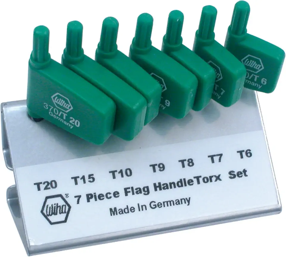 WIHA 37090 Flag Handle Torx Set, 7 Piece
