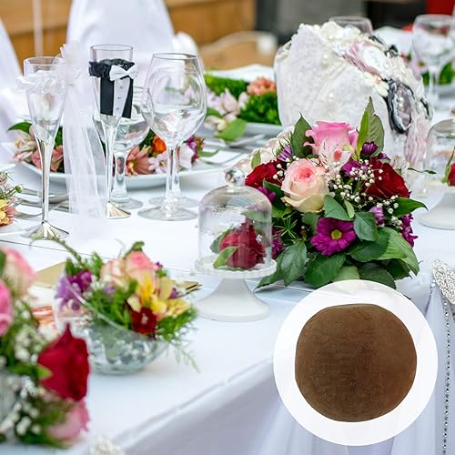 Miniatura 2 de PRETYZOOM Esferas de espuma floral de 4.7 in Esferas florales redondas DIY Kit de arreglo floral verde redondo seco húmedo espuma boda pasillo