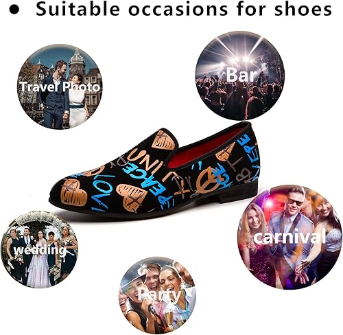 Miniatura 4 de Meijiana Mocasines nobles de piel sintética para hombre, mocasines sin cordones, para fumar, con borla