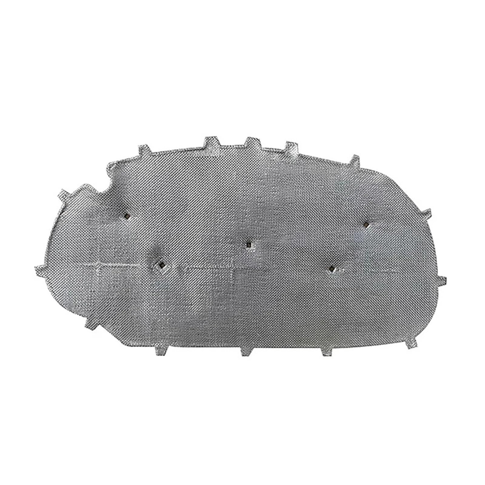 Wuqqxxqcm Silver Aluminum Foil Engine Soundproof Cotton Compatible For Vw Golf 6 Golf 6 Gti Car Accessories Reduce Noise Sound Insulation Pad(Silver)