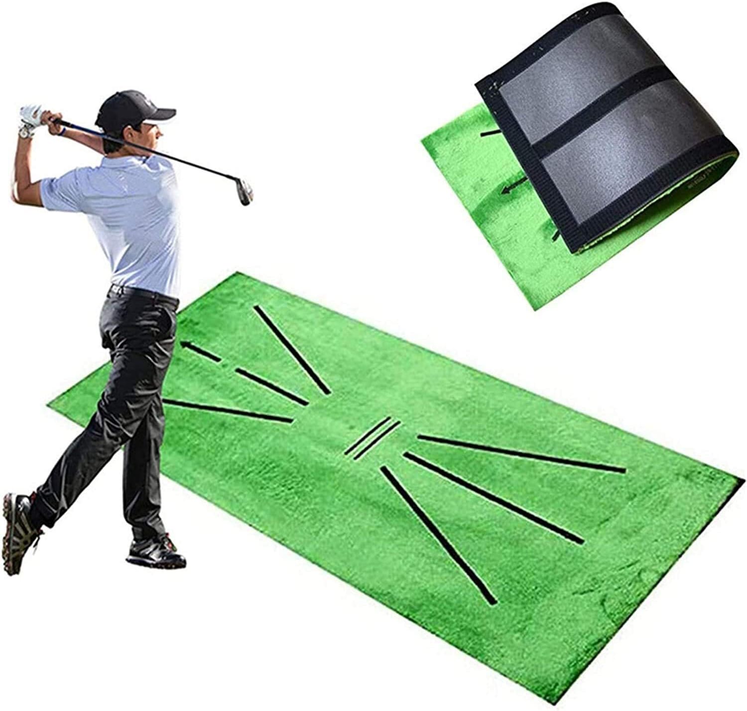 Golf Swing Detection Strike Mat, Accustrike Golf Mat Training Aid, Golf