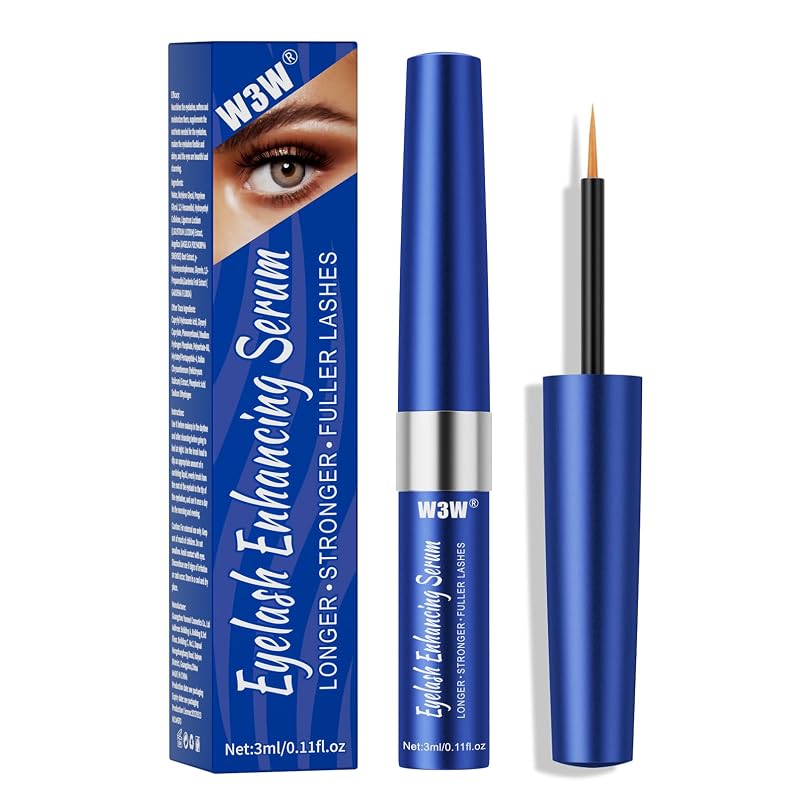Sérum para cílios e sobrancelhas W3W QIC, 3 mL, Azul