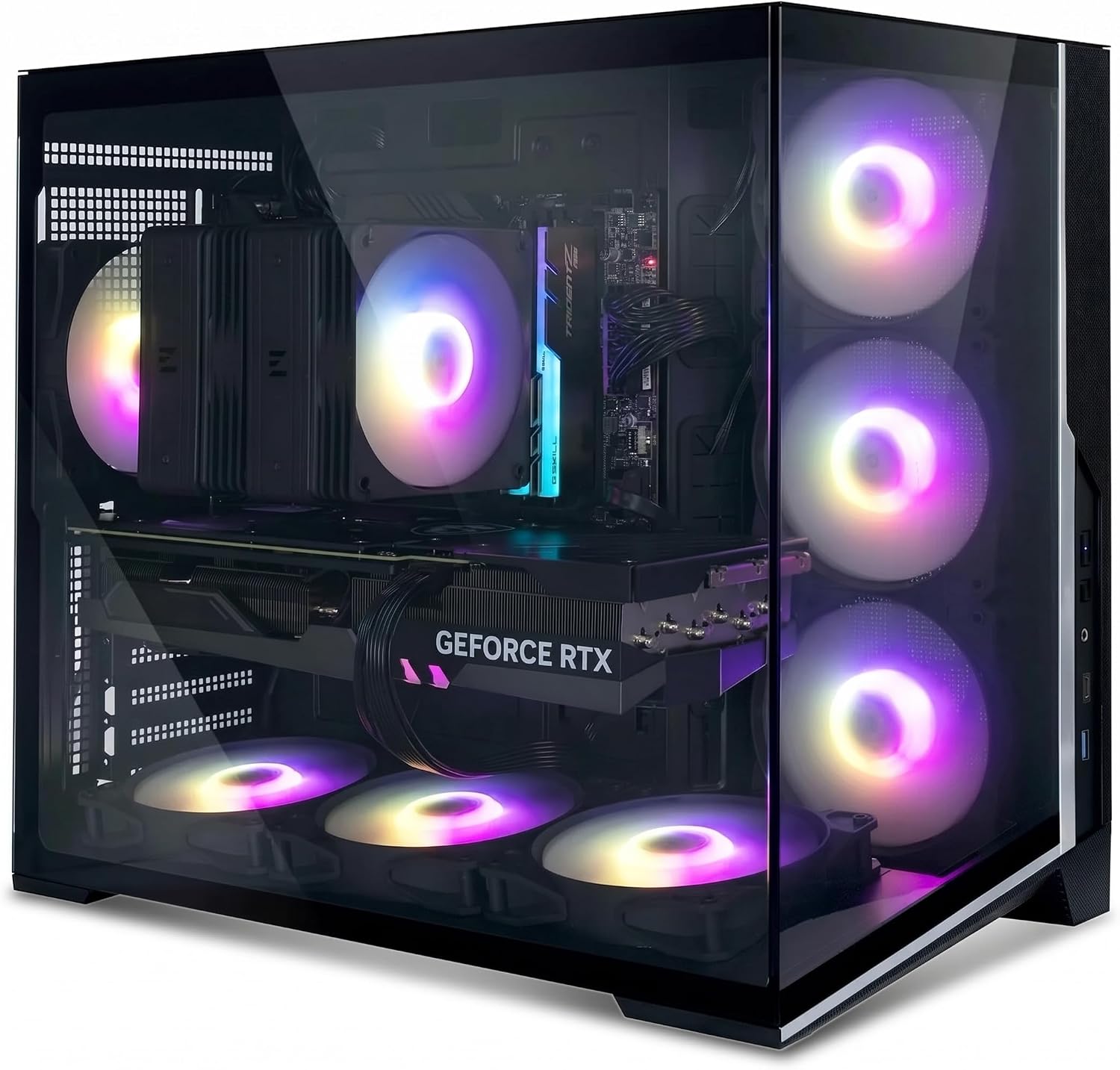 Zalman D40 ATX Mid-Tower Desktop Computer RGB Gaming PC Case