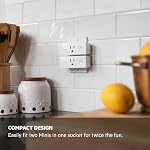 Wemo Mini Plug intelligent, Wi-Fi activé (travaille avec Amazon Alexa) - blanc - F7C063fc