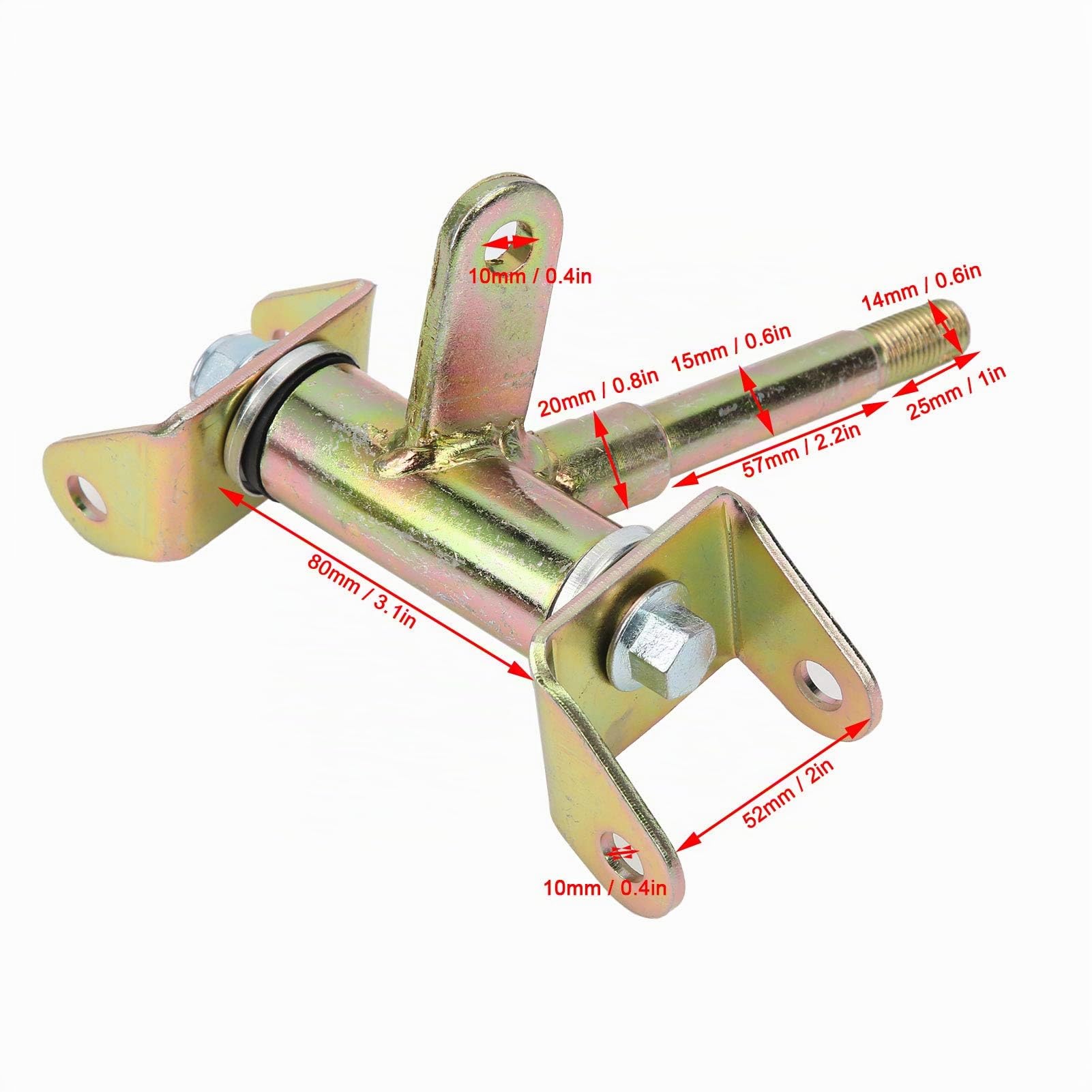 2Pcs Kart Avant Direction Strut Knuckle Spindle, Universel Direction Knuckles Kart pour Chine ATV 50-110CC UTV Quad Bike Pièces