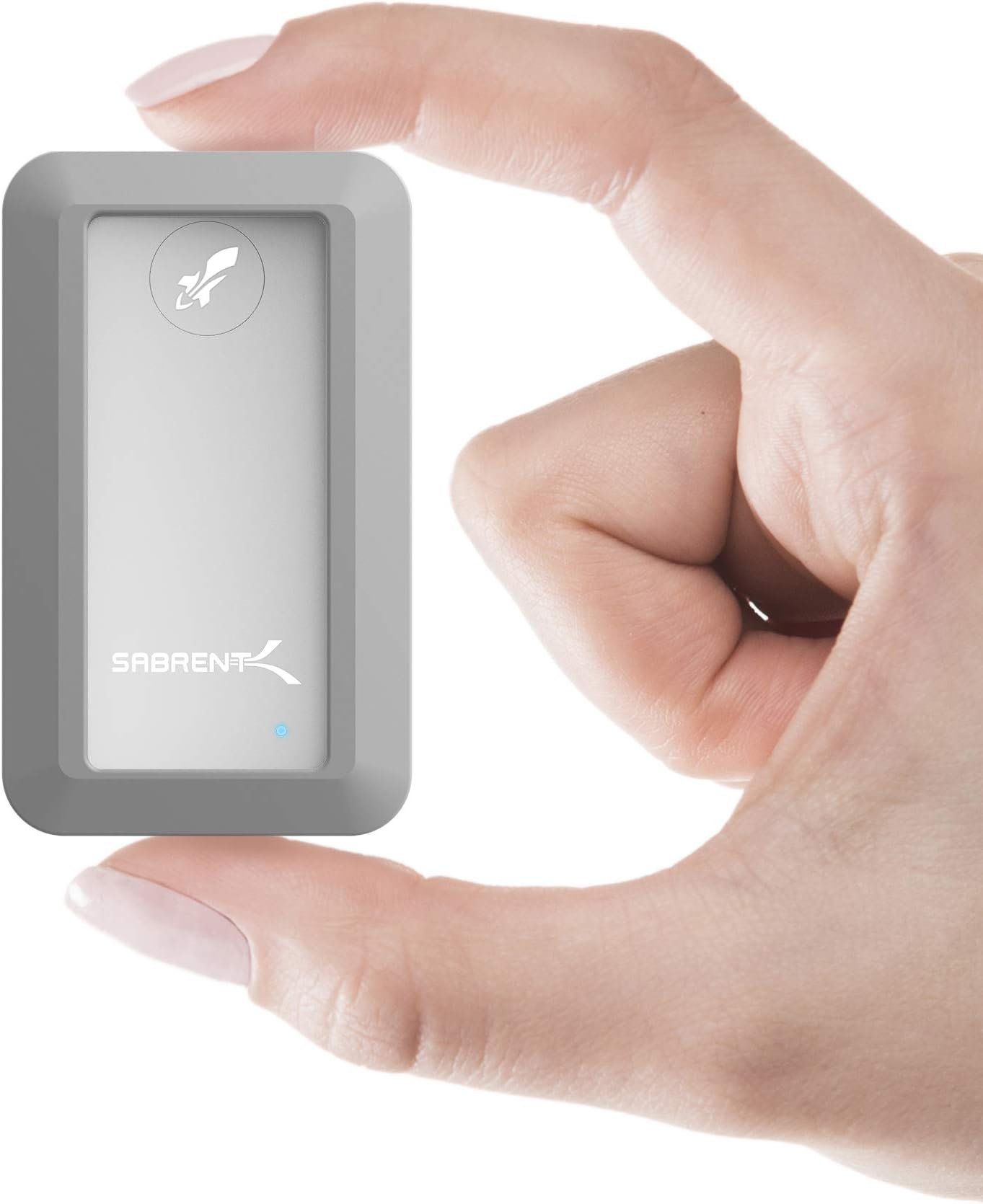 External SSD 1TB Water Proof Portable Hard Drive NVMe USB 3.2x2 1000 MB/s Read with Bumper Guard, USB Cables Included, External M.2 SSD, 2.85 in Length (SB-1TB-NAWP)