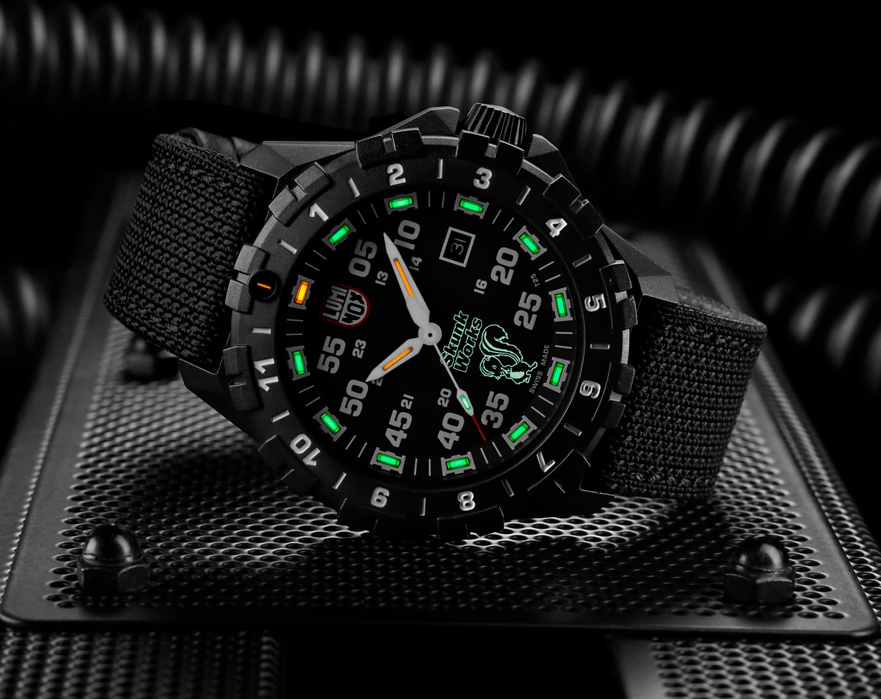 Luminox Reloj analógico de Cuarzo para Hombre con Correa de plástico XA.6442.H.Set