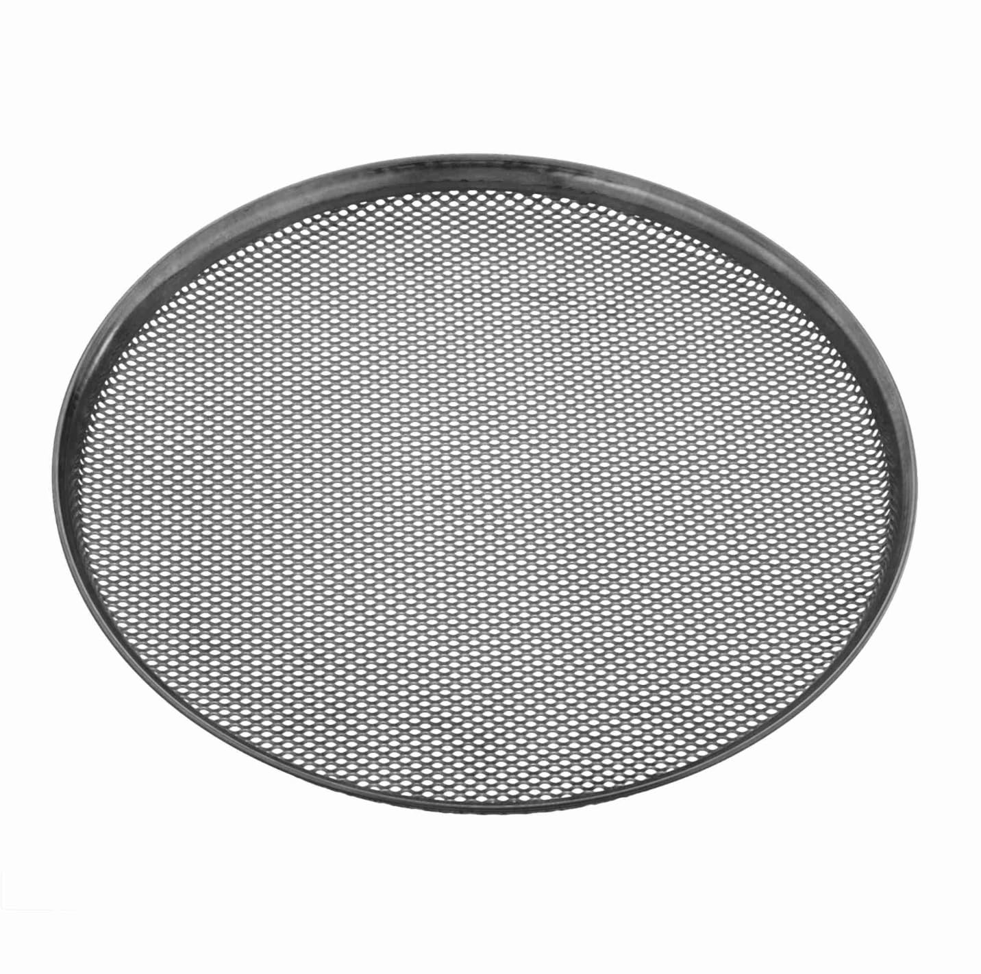 Teglia forata "Giotto" inox ø cm. 33 - h. 2 cm.