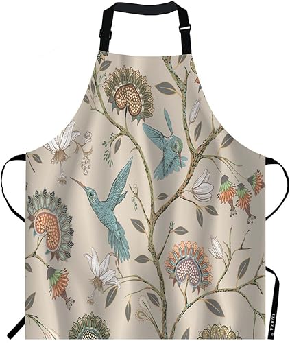 EKOBLA Delantales Tucán Flores Tropicales Hojas Plantas, Multi-a145